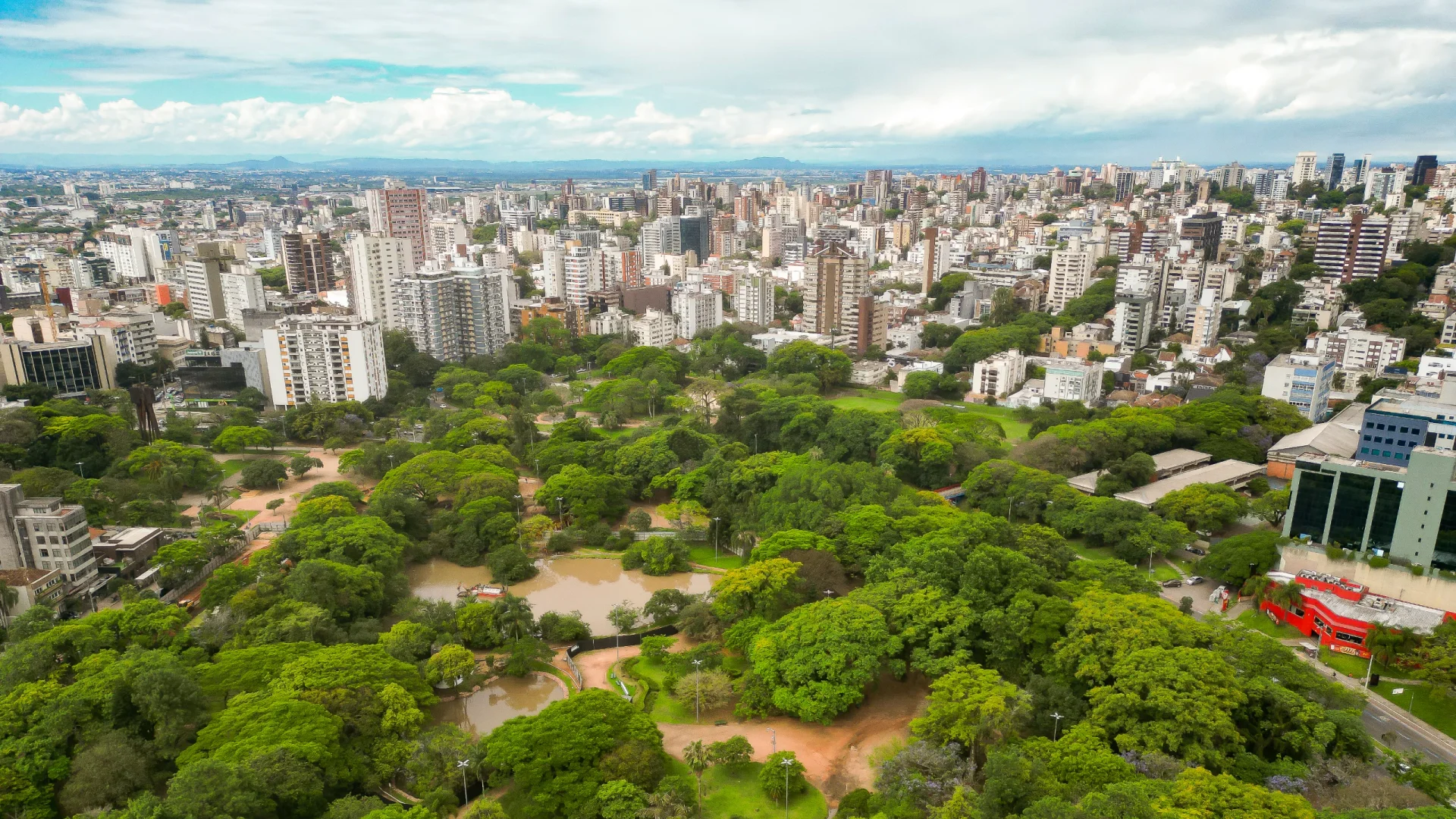 Vista do bairro Moinhos de Vento em Porto Alegre