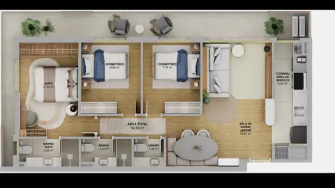 Apartamento · 3 dormitórios em Petrópolis — miniatura 2